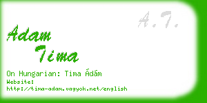 adam tima business card